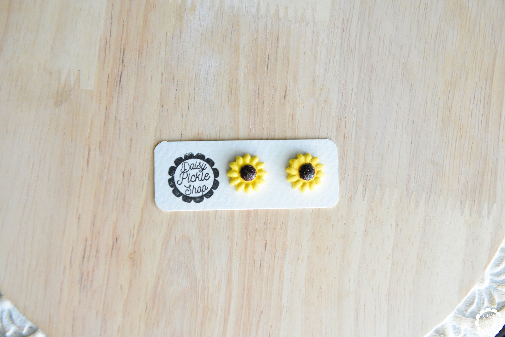 Sunflower Stud Earrings  Media 2 of 3