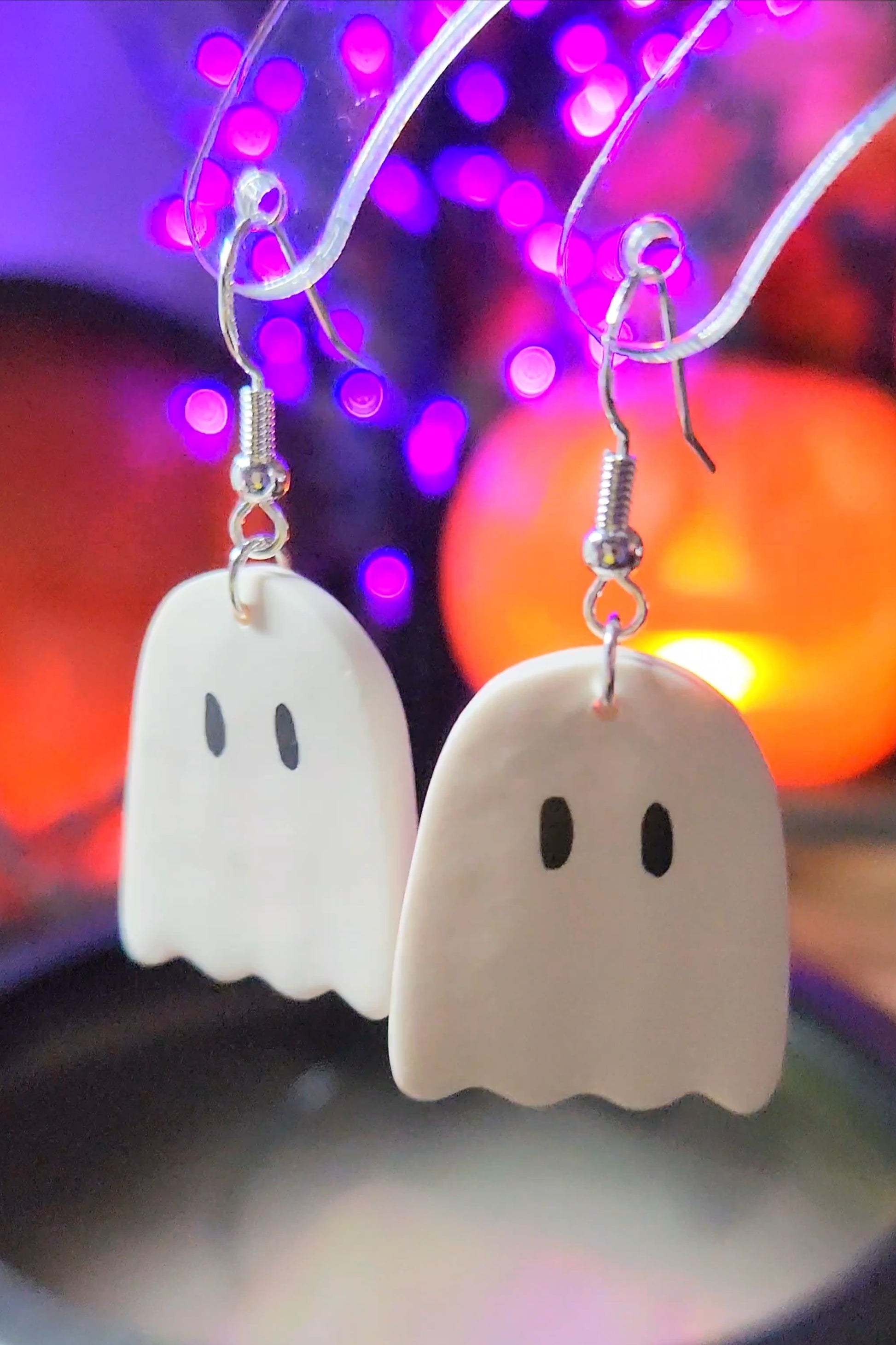 ghost earrings