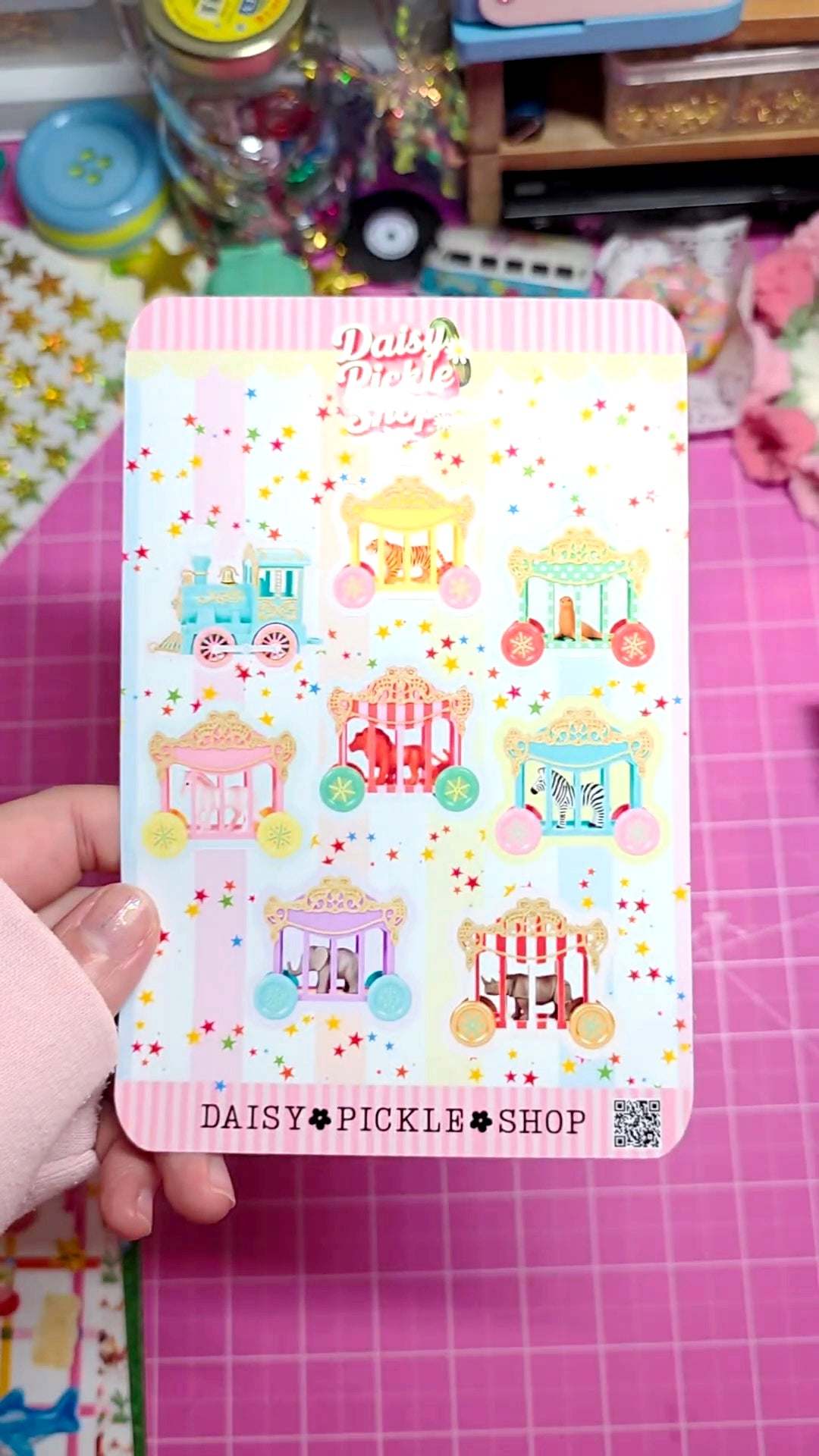 Circus Sticker Sheet 