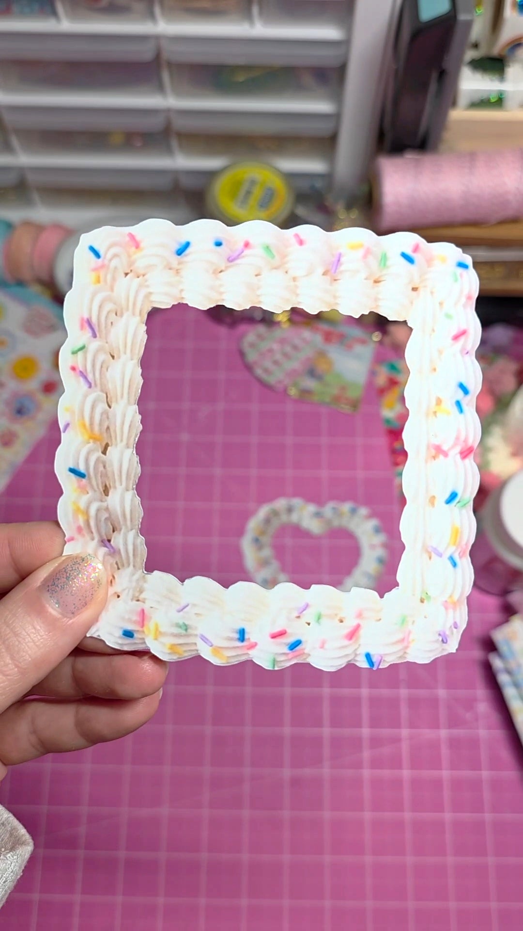 Square Icing Sticker