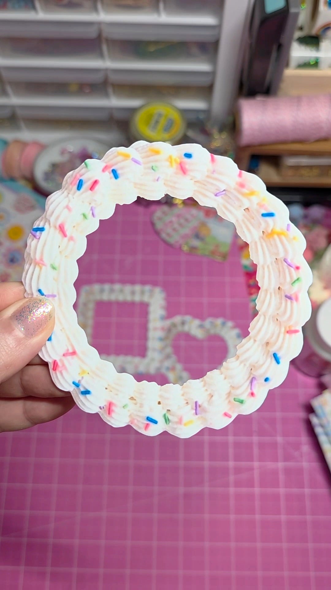 Circle Icing Sticker